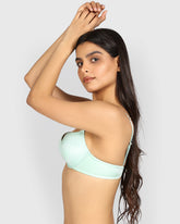 La Senza Beyond Sexy Plunge Gel Padding Bra MIST GREEN / 34B